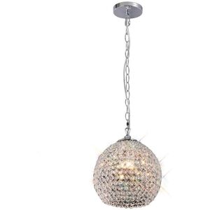 INSPIRED LIGHTING Ava Ceiling Pendant 4 Light Polished Chrome, Crystal INSPIRED LIGHTING Ava Ceiling Pendant 4 Light Polished Chrome, Crystal