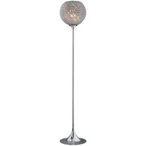 INSPIRED LIGHTING Ava Floor Lamp 5 Light Polished Chrome, Crystal INSPIRED LIGHTING Ava Floor Lamp 5 Light Polished Chrome, Crystal