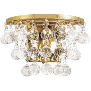 INSPIRED LIGHTING Atla Wall Lamp Switched 2 Candle Light French Gold, Crystal INSPIRED LIGHTING Atla Wall Lamp Switched 2 Candle Light French Gold, Crystal