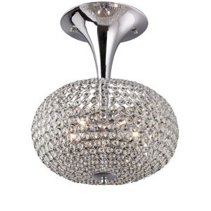 INSPIRED LIGHTING Vado Semi Flush Ceiling 5 Light Polished Chrome, Crystal INSPIRED LIGHTING Vado Semi Flush Ceiling 5 Light Polished Chrome, Crystal