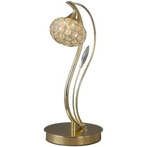 INSPIRED LIGHTING Leimo Table Lamp 1 Light French Gold, Crystal INSPIRED LIGHTING Leimo Table Lamp 1 Light French Gold, Crystal