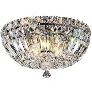 INSPIRED LIGHTING Georgina Flush Ceiling 5 Light Polished Chrome, Crystal INSPIRED LIGHTING Georgina Flush Ceiling 5 Light Polished Chrome, Crystal