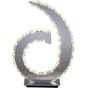 INSPIRED LIGHTING Galaxy Table Lamp D Shape Light 18 X 0.5W LED Polished Chrome, Crystal 6000K INSPIRED LIGHTING Galaxy Table Lamp D Shape Light 18 X 0.5W LED Polished Chrome, Crystal 6000K