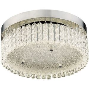 INSPIRED LIGHTING Aiden Small Round Flush Ceiling 18W 1600lm LED 4200K Polished Chrome, Crystal INSPIRED LIGHTING Aiden Small Round Flush Ceiling 18W 1600lm LED 4200K Polished Chrome, Crystal