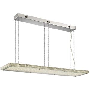 INSPIRED LIGHTING Amelia Ceiling Pendant 68W 6120lm LED C, W Remote 3000, 6000K Stainless Steel, Crystal INSPIRED LIGHTING Amelia Ceiling Pendant 68W 6120lm LED C, W Remote 3000, 6000K Stainless Steel, Crystal