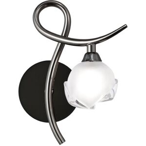 INSPIRED LIGHTING Fragma Wall Lamp Right Switched 1 Light G9, Black Chrome INSPIRED LIGHTING Fragma Wall Lamp Right Switched 1 Light G9, Black Chrome