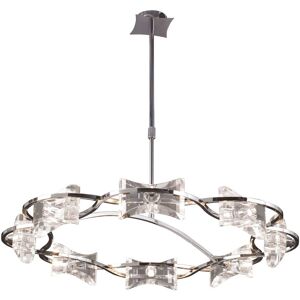 INSPIRED LIGHTING Kromo Telescopic Semi Flush 8 Light G9 Round, Polished Chrome INSPIRED LIGHTING Kromo Telescopic Semi Flush 8 Light G9 Round, Polished Chrome