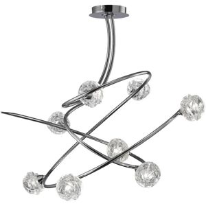 INSPIRED LIGHTING Maremagnum Semi Flush Ceiling 8 Light G9, Polished Chrome INSPIRED LIGHTING Maremagnum Semi Flush Ceiling 8 Light G9, Polished Chrome