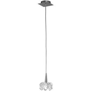 INSPIRED LIGHTING Artic Ceiling Pendant 1 Light G9 Small, Polished Chrome INSPIRED LIGHTING Artic Ceiling Pendant 1 Light G9 Small, Polished Chrome