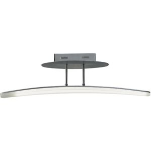 INSPIRED LIGHTING Hemisferic Semi Flush Ceiling 20W LED 70cm Bar 3000K, 1800lm, Satin Aluminium, Frosted Acrylic INSPIRED LIGHTING Hemisferic Semi Flush Ceiling 20W LED 70cm Bar 3000K, 1800lm, Satin Aluminium, Frosted Acrylic