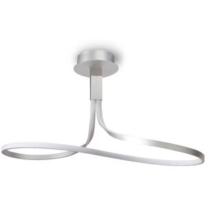 INSPIRED LIGHTING Nur Semi Flush Ceiling 40W LED 3000K, 3200lm, Silver, Frosted Acrylic, Polished Chrome INSPIRED LIGHTING Nur Semi Flush Ceiling 40W LED 3000K, 3200lm, Silver, Frosted Acrylic, Polished Chrome