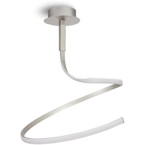 INSPIRED LIGHTING Nur Semi Flush Ceiling 30W LED 3000K, 2400lm, Silver, Frosted Acrylic, Polished Chrome INSPIRED LIGHTING Nur Semi Flush Ceiling 30W LED 3000K, 2400lm, Silver, Frosted Acrylic, Polished Chrome