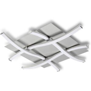 INSPIRED LIGHTING Nur Ceiling 34W LED 3000K, 2600lm, Dimmable Silver, Frosted Acrylic, Polished Chrome INSPIRED LIGHTING Nur Ceiling 34W LED 3000K, 2600lm, Dimmable Silver, Frosted Acrylic, Polished Chrome