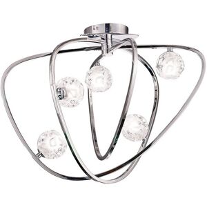 INSPIRED LIGHTING Lux Ceiling 5 Light G9, Polished Chrome INSPIRED LIGHTING Lux Ceiling 5 Light G9, Polished Chrome