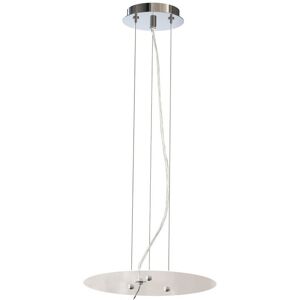INSPIRED LIGHTING Nordica Ceiling Pendant Kit 43cm, Polished Chrome, White Acrylic INSPIRED LIGHTING Nordica Ceiling Pendant Kit 43cm, Polished Chrome, White Acrylic