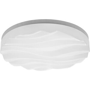 INSPIRED LIGHTING Arena Flush Ceiling Light Medium Round 36W LED IP44 3000K, 3240lm, Matt White, White Acrylic INSPIRED LIGHTING Arena Flush Ceiling Light Medium Round 36W LED IP44 3000K, 3240lm, Matt White, White Acrylic