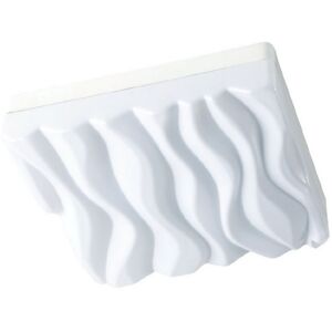 INSPIRED LIGHTING Arena Flush Ceiling Light Medium Square 36W LED IP44 3000K, 3240lm, Matt White, White Acrylic INSPIRED LIGHTING Arena Flush Ceiling Light Medium Square 36W LED IP44 3000K, 3240lm, Matt White, White Acrylic