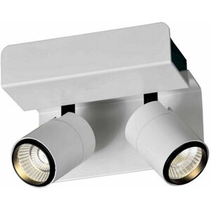 INSPIRED LIGHTING Fusion Surface Mounted Spotlight , Wall Light 2 x 7W LED 3000K, 960lm, Matt White , Black INSPIRED LIGHTING Fusion Surface Mounted Spotlight , Wall Light 2 x 7W LED 3000K, 960lm, Matt White , Black