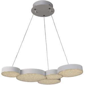 INSPIRED LIGHTING Fusion Ceiling Pendant 63.5cm x 46.3cm 43W LED 3000K, 2120lm, RF Remote Control White INSPIRED LIGHTING Fusion Ceiling Pendant 63.5cm x 46.3cm 43W LED 3000K, 2120lm, RF Remote Control White