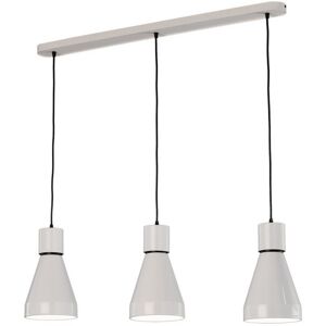 INSPIRED LIGHTING Fusion Linear Ceiling Pendant 3L 3 x E27 Max 40W, White, Black INSPIRED LIGHTING Fusion Linear Ceiling Pendant 3L 3 x E27 Max 40W, White, Black