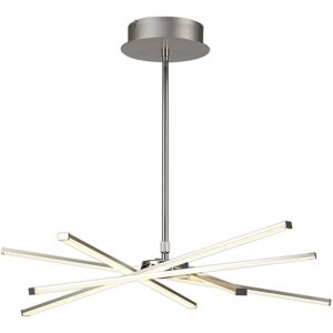 INSPIRED LIGHTING Star Ceiling Pendant 69cm Round 42W 3000K, 3700lm, Dimmable Silver, Frosted Acrylic, Polished Chrome INSPIRED LIGHTING Star Ceiling Pendant 69cm Round 42W 3000K, 3700lm, Dimmable Silver, Frosted Acrylic, Polished Chrome
