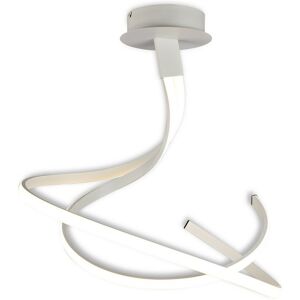 Inspired Lighting Nur Semi Flush Ceiling 50W LED - Dimmable, White, Frosted Acrylic Inspired Lighting Nur Semi Flush Ceiling 50W LED - Dimmable, White, Frosted Acrylic