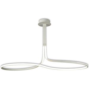 Inspired Lighting Nur XL Semi Flush Ceiling - 50W LED White Inspired Lighting Nur XL Semi Flush Ceiling - 50W LED White