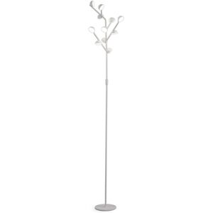 INSPIRED LIGHTING Adn 10 Light Floor Lamp 158cm, 30W LED, 3000K, 1650lm, White INSPIRED LIGHTING Adn 10 Light Floor Lamp 158cm, 30W LED, 3000K, 1650lm, White