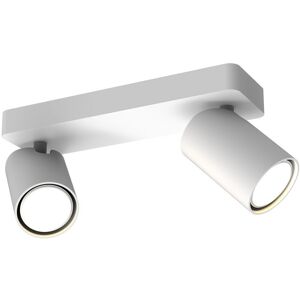 INSPIRED LIGHTING Fusion Linear 2 Light Spotlight GU10, Matt White INSPIRED LIGHTING Fusion Linear 2 Light Spotlight GU10, Matt White