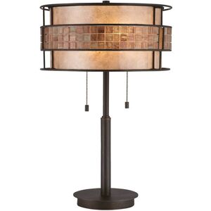 Elstead Lighting Laguna 2 Light Table Lamp Renaissance Copper, E27 Elstead Lighting Laguna 2 Light Table Lamp Renaissance Copper, E27