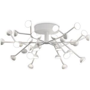 INSPIRED LIGHTING Adn 36 Light Flush Ceiling Light, Round 74cm, 100W LED, 3000K, 5500lm, White INSPIRED LIGHTING Adn 36 Light Flush Ceiling Light, Round 74cm, 100W LED, 3000K, 5500lm, White