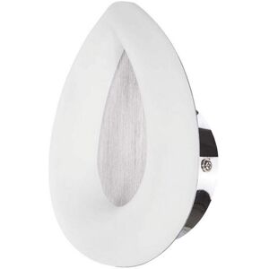 INSPIRED LIGHTING Juno Flush Wall Lamp 5W LED 3000K, 450lm, Satin Aluminium, Frosted Acrylic, Polished Chrome INSPIRED LIGHTING Juno Flush Wall Lamp 5W LED 3000K, 450lm, Satin Aluminium, Frosted Acrylic, Polished Chrome