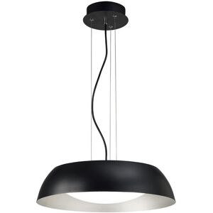 INSPIRED LIGHTING Argenta Ceiling Pendant Small 18W LED 3000K, 1800lm, Matt Black, Silver, White Acrylic INSPIRED LIGHTING Argenta Ceiling Pendant Small 18W LED 3000K, 1800lm, Matt Black, Silver, White Acrylic