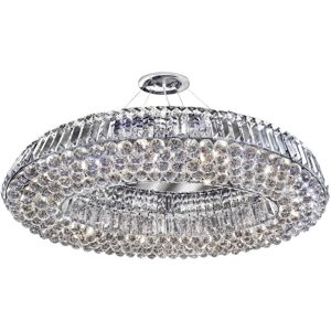 Searchlight Vesuvius 10 Light Chandelier - Modern Chrome Searchlight Vesuvius 10 Light Chandelier - Modern Chrome