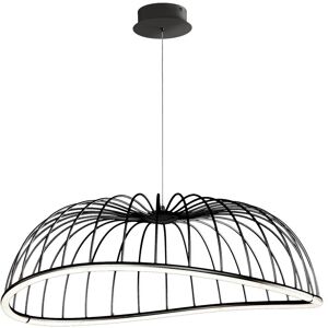 INSPIRED LIGHTING Celeste Caged Ceiling Pendant 81cm Round, 40W LED, 3000K, 2800lm, Black INSPIRED LIGHTING Celeste Caged Ceiling Pendant 81cm Round, 40W LED, 3000K, 2800lm, Black