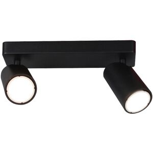 INSPIRED LIGHTING Sal Linear 2 Light Spotlight GU10, Matt Black INSPIRED LIGHTING Sal Linear 2 Light Spotlight GU10, Matt Black