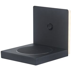 INSPIRED LIGHTING Zanzibar Backlight Wall Lamp Switched With Mobile Phone Induction Charger, 3W LED, 3000K, 210lm, Sand Black INSPIRED LIGHTING Zanzibar Backlight Wall Lamp Switched With Mobile Phone Induction Charger, 3W LED, 3000K, 210lm, Sand Black