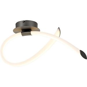 INSPIRED LIGHTING Armonia Wall Lamp Loop, Dimmable, 18W LED, 3000K, 1350lm, Titanium, Frosted Acrylic INSPIRED LIGHTING Armonia Wall Lamp Loop, Dimmable, 18W LED, 3000K, 1350lm, Titanium, Frosted Acrylic