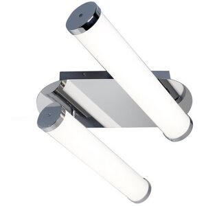 Luminosa Lighting Glen Ceiling Lamp, 2 x 9W LED, 4000K, 1153lm, IP44, Polished Chrome Luminosa Lighting Glen Ceiling Lamp, 2 x 9W LED, 4000K, 1153lm, IP44, Polished Chrome