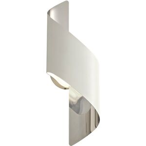 Luminosa Lighting Stanford Wall Lamp Small, 1 x 8W LED, 3000K, 640lm, White, Polished Chrome Luminosa Lighting Stanford Wall Lamp Small, 1 x 8W LED, 3000K, 640lm, White, Polished Chrome