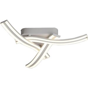 Luminosa Lighting Hamburg 3 Light Semi Flush Ceiling, 3 x 13W LED, 4000K, 2342lm, White Luminosa Lighting Hamburg 3 Light Semi Flush Ceiling, 3 x 13W LED, 4000K, 2342lm, White