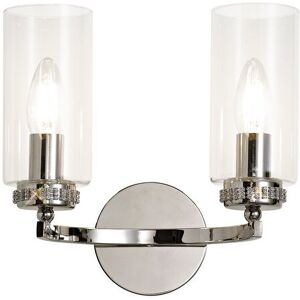 Luminosa Lighting Seward Wall Lamp Switched, 2 x E14, Polished Nickel Luminosa Lighting Seward Wall Lamp Switched, 2 x E14, Polished Nickel