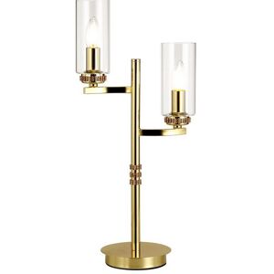 Luminosa Lighting Seward Table Lamp, 2 x E14, Polished Gold Luminosa Lighting Seward Table Lamp, 2 x E14, Polished Gold
