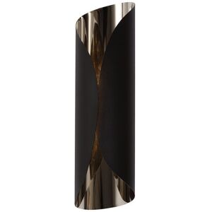 Luminosa Lighting Hamlin Wall Lamp, 1 x 7W LED, 3000K, 700lm, Sand Black, Polished Chrome Luminosa Lighting Hamlin Wall Lamp, 1 x 7W LED, 3000K, 700lm, Sand Black, Polished Chrome