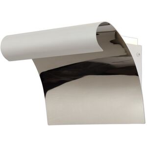 Luminosa Lighting Holland Wall Lamp, 1 x 12W LED, 3000K, 840lm, Sand White, Polished Chrome Luminosa Lighting Holland Wall Lamp, 1 x 12W LED, 3000K, 840lm, Sand White, Polished Chrome