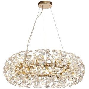 Luminosa Lighting Salisbury Ceiling Pendant - 20 Light G9 French Gold - Ceiling Pendant Luminosa Lighting Salisbury Ceiling Pendant - 20 Light G9 French Gold - Ceiling Pendant