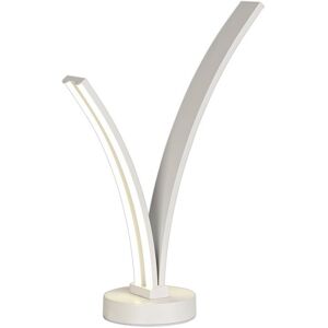 Luminosa Lighting Hamburg 2 Light Table Lamp Switched, 5W, 7W LED, 4000K, 757lm, White Luminosa Lighting Hamburg 2 Light Table Lamp Switched, 5W, 7W LED, 4000K, 757lm, White