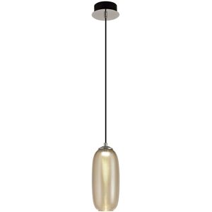Luminosa Lighting Jamestown Ceiling Pendant, 1 x 8W LED, 4000K, 720lm, Champagne, Black Luminosa Lighting Jamestown Ceiling Pendant, 1 x 8W LED, 4000K, 720lm, Champagne, Black