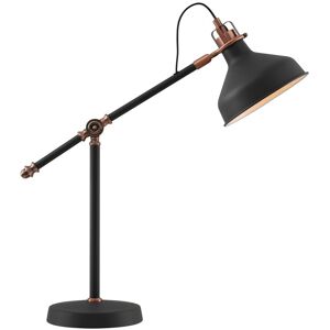 Luminosa Lighting Tioga Adjustable Table Task Lamp, 1 x E27, Sand Black, Copper, White Luminosa Lighting Tioga Adjustable Table Task Lamp, 1 x E27, Sand Black, Copper, White