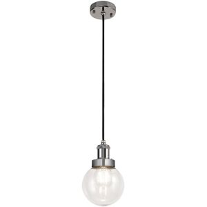 Luminosa Lighting Irondequoit Ceiling Pendant 1 Light E27 IP65 Exterior Titanium Silver, Polished Chrome Luminosa Lighting Irondequoit Ceiling Pendant 1 Light E27 IP65 Exterior Titanium Silver, Polished Chrome